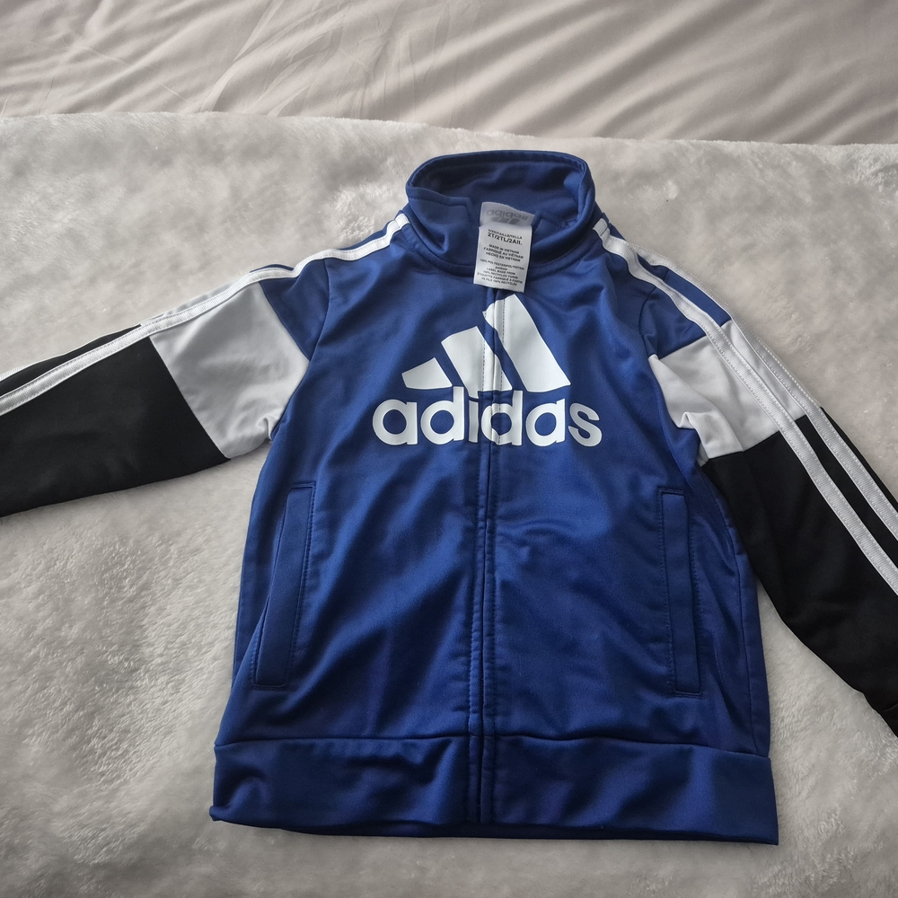 Adidas Blue Logo Track Jacket